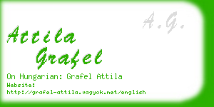 attila grafel business card